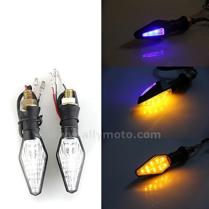 29 2X 12 Led 3528 Smd Double Color Turn Signals Blinker Indicators@3